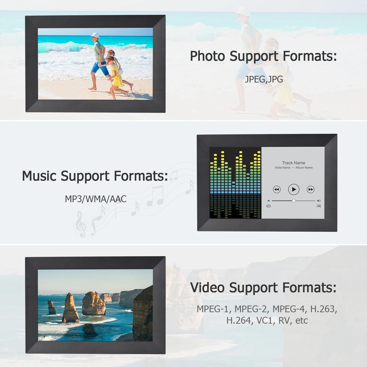 10.1 Inch Smart WiFi Digital Picture Frame S8539