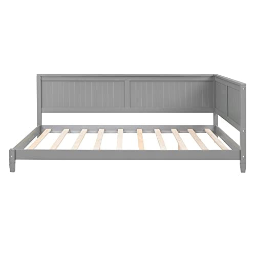 Full Size White Wood Daybed Frame K28725