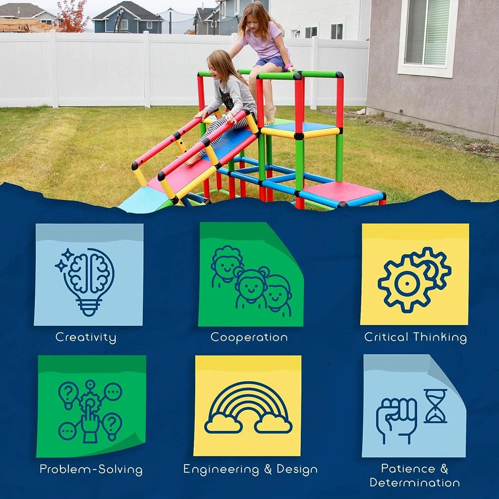 Modular Life-Size Playset Climbing Frame C841