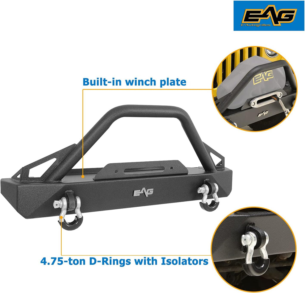 Front Winch Bumper and Rear Bumper with Assembled Tire Carrier I38098