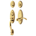Lifetime Polished Brass Dummy Handleset U712616
