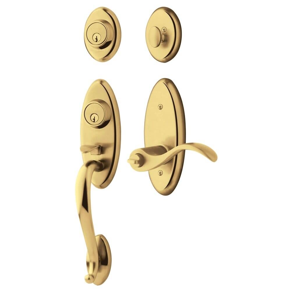 Lifetime Polished Brass Dummy Handleset U712616