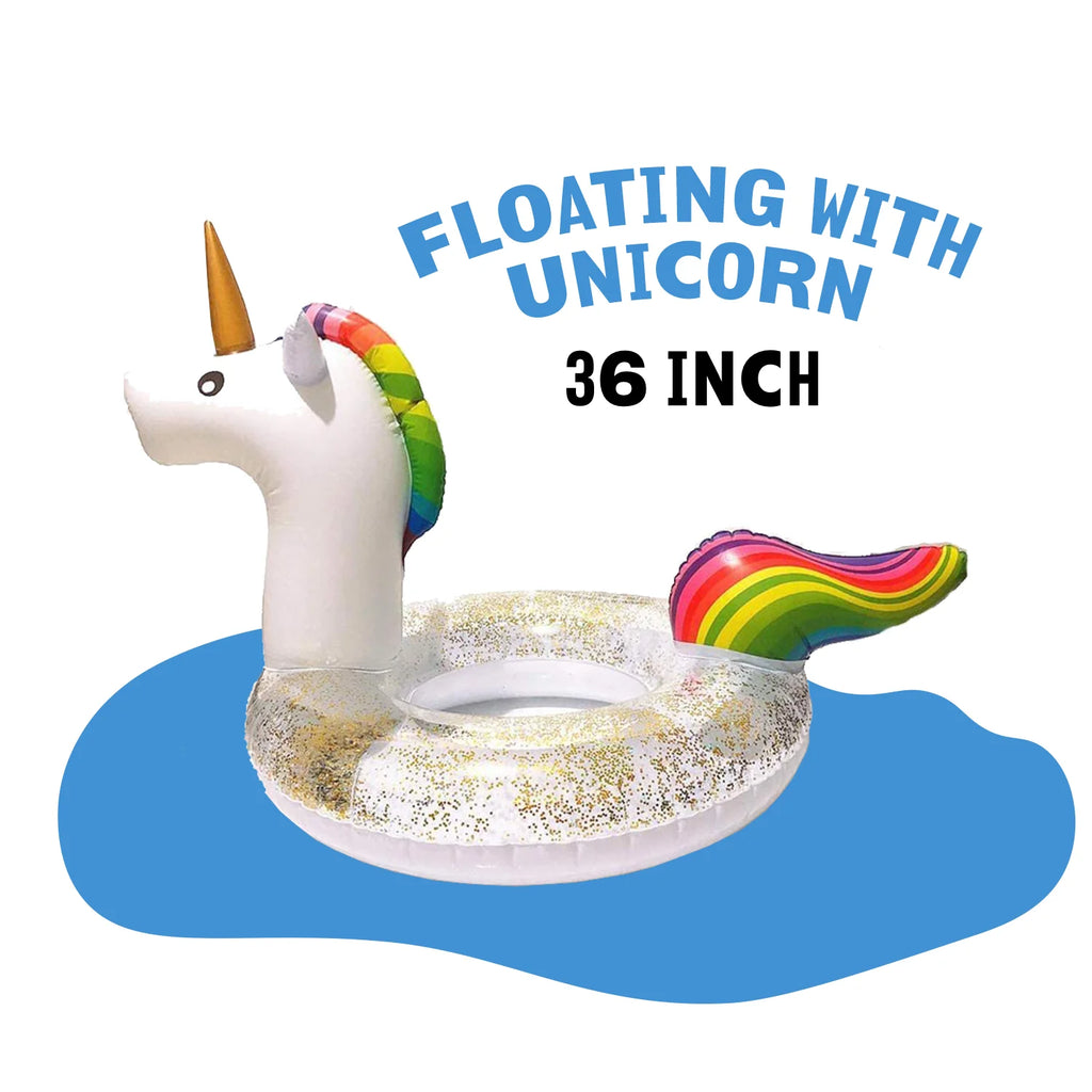 Inflatable Sea Horse Swimming Ring Water Toy (36 inc) D723