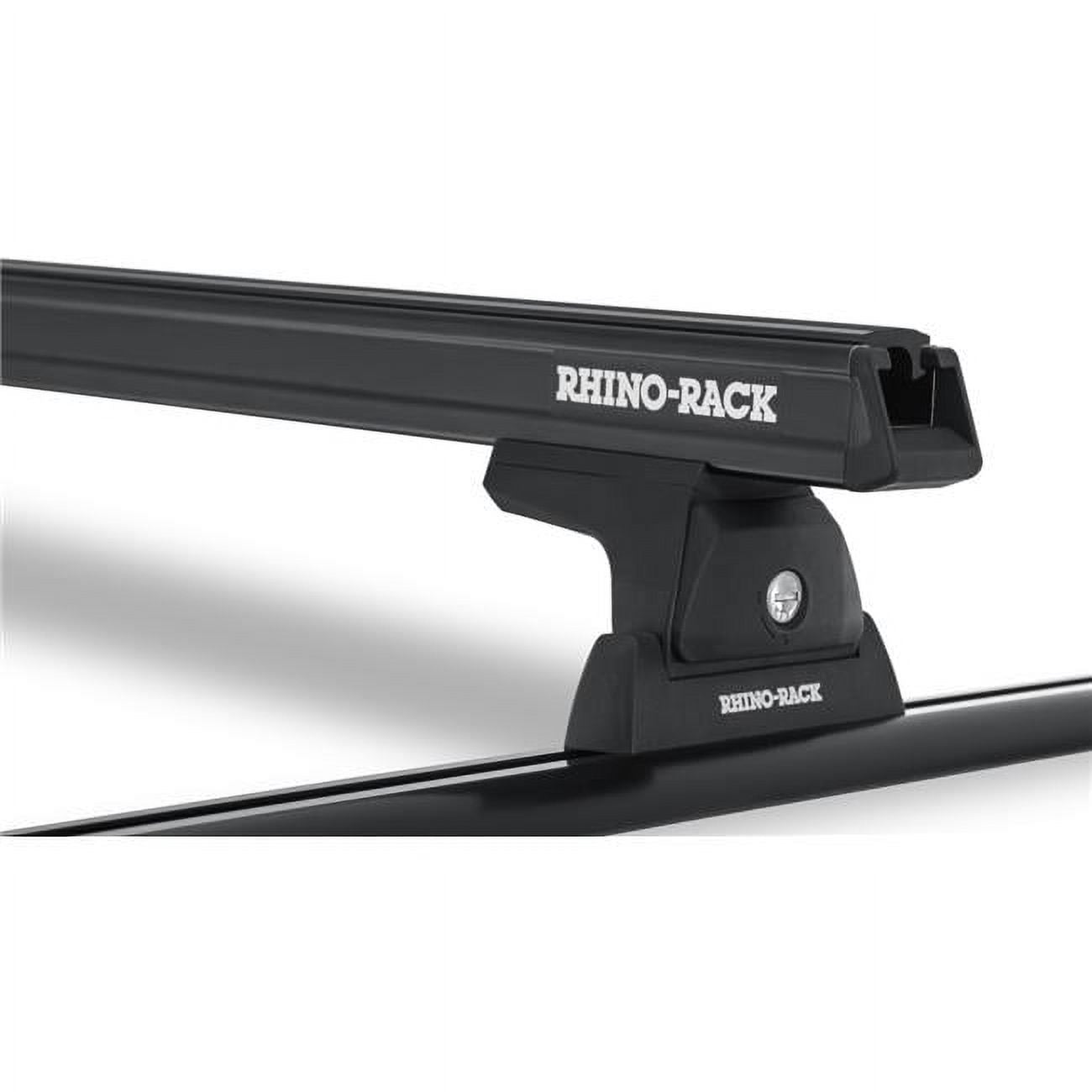 54 in. Track Mount Cap Topper Aero Bar - Black D777