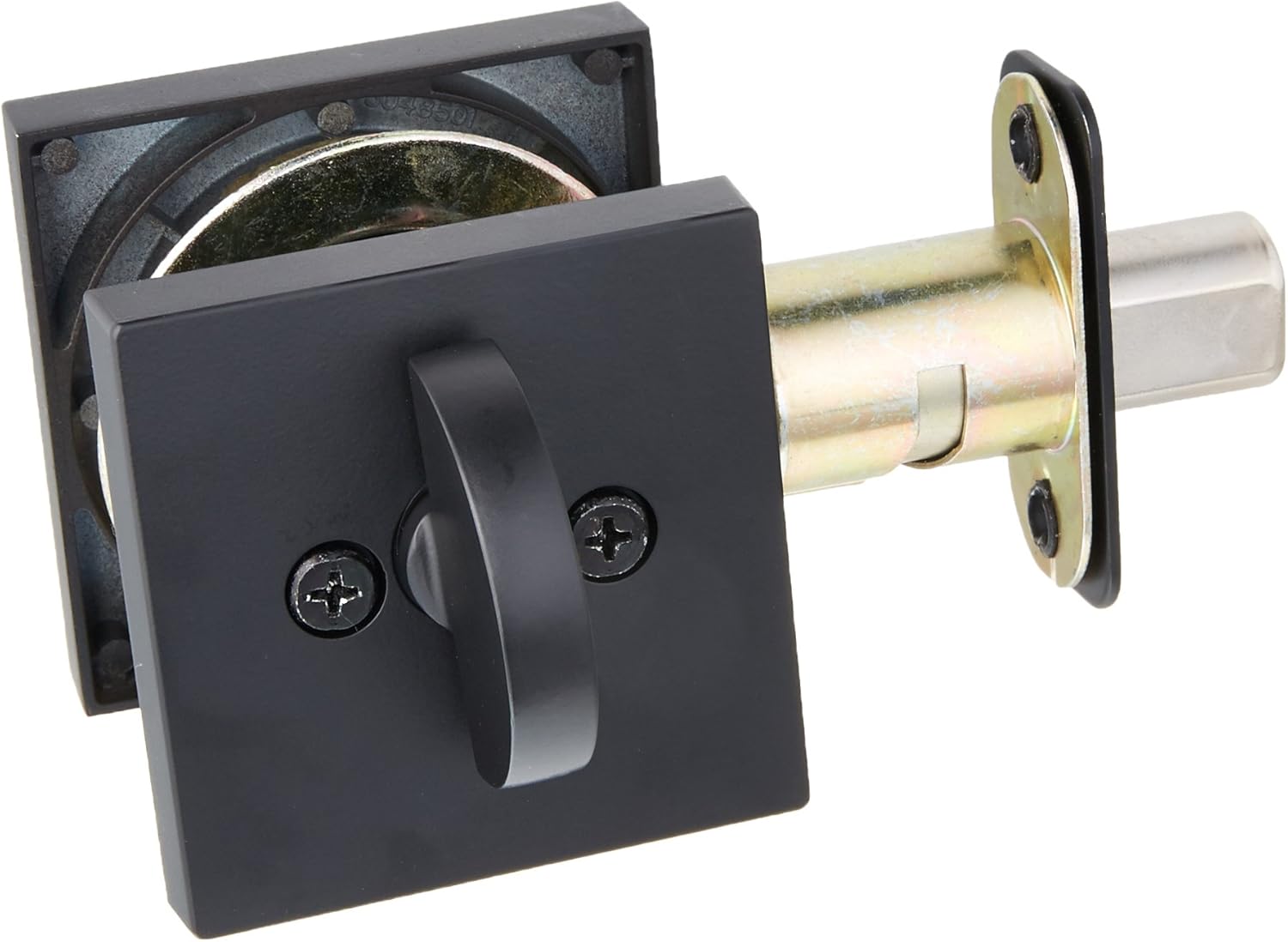 Iron Black Single Cylinder Deadbolt Pack of 2 G547840
