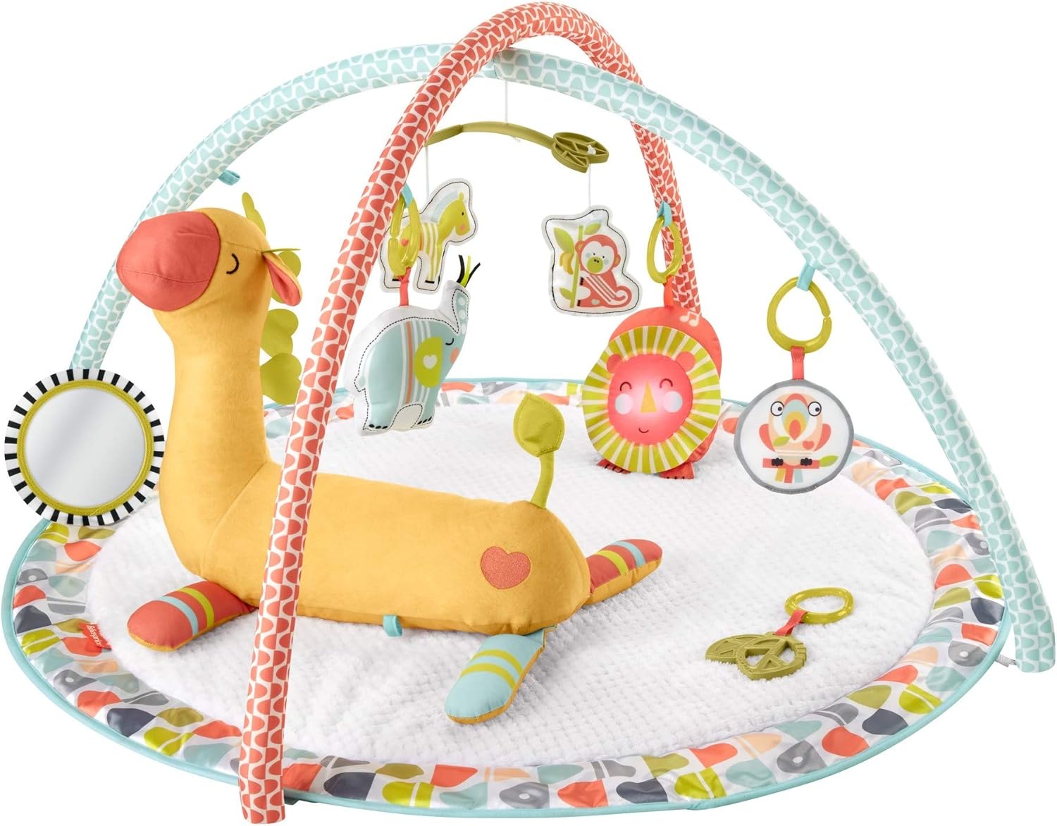 Infant Activity Gym with Playmat and Tummy Time Support Wedge G7821