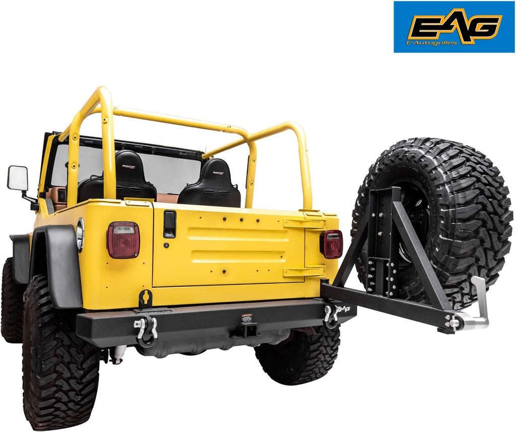 Front Winch Bumper and Rear Bumper with Assembled Tire Carrier I38098