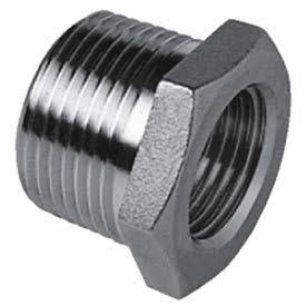 Cast Pipe Fitting Hex Bushing 2-1/2x22 x 3/4x22 NPT Male x Female, Pkg Qty 5 E23150