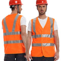 Safety Orange M Size 4 Pack Safety Vest B189