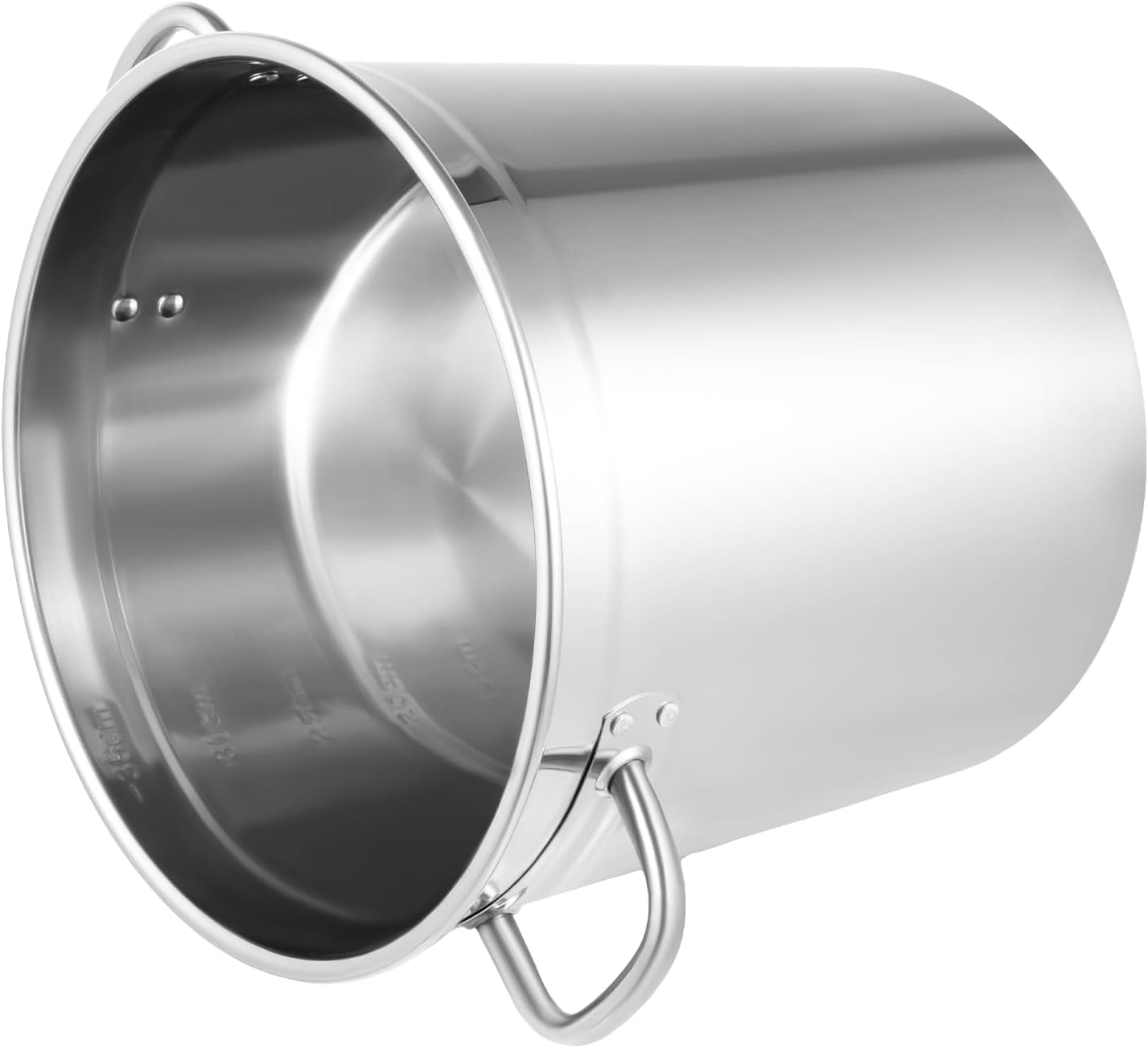 30 Quart 201 Stainless Steel Stockpot with Lid T4399