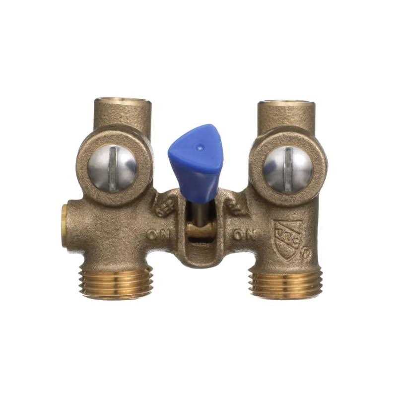 1/2 Bronze Ball-Type Washing Machine Shutoff Valve Y92317