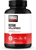 Reishi Mushroom Supplement, 100 Vegetable Capsules W1554