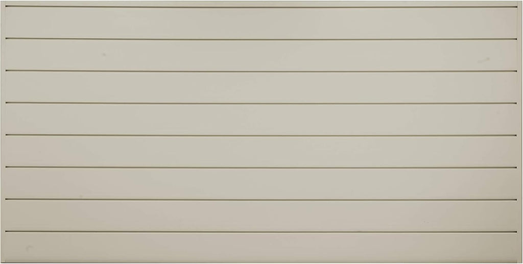 White PVC Slat Wall Panels, 4ft by 4ft Section O5872