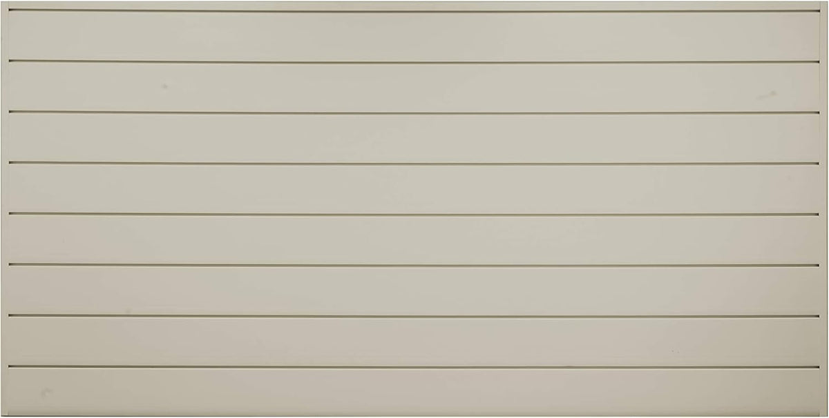 White PVC Slat Wall Panels, 4ft by 4ft Section O5872
