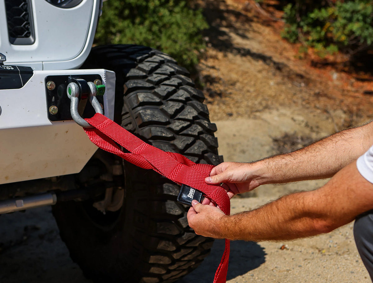 Recovery Tow Strap 2" x 50', Heavy Duty 14,000lb Break Strength G27204