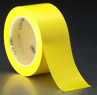 Yellow 1-1/2 in x 36 yd 5.2 mil Vinyl Tape W56181