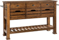 60.5" Three Drawers Copper Sideboard G2374