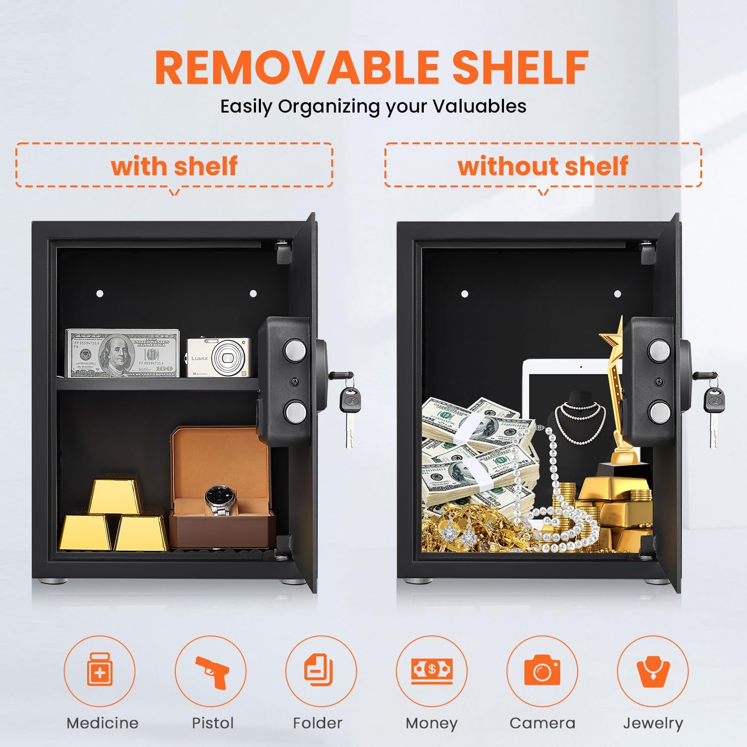 2.3 Cub Fireproof Safe with Digital Keypad Z19474