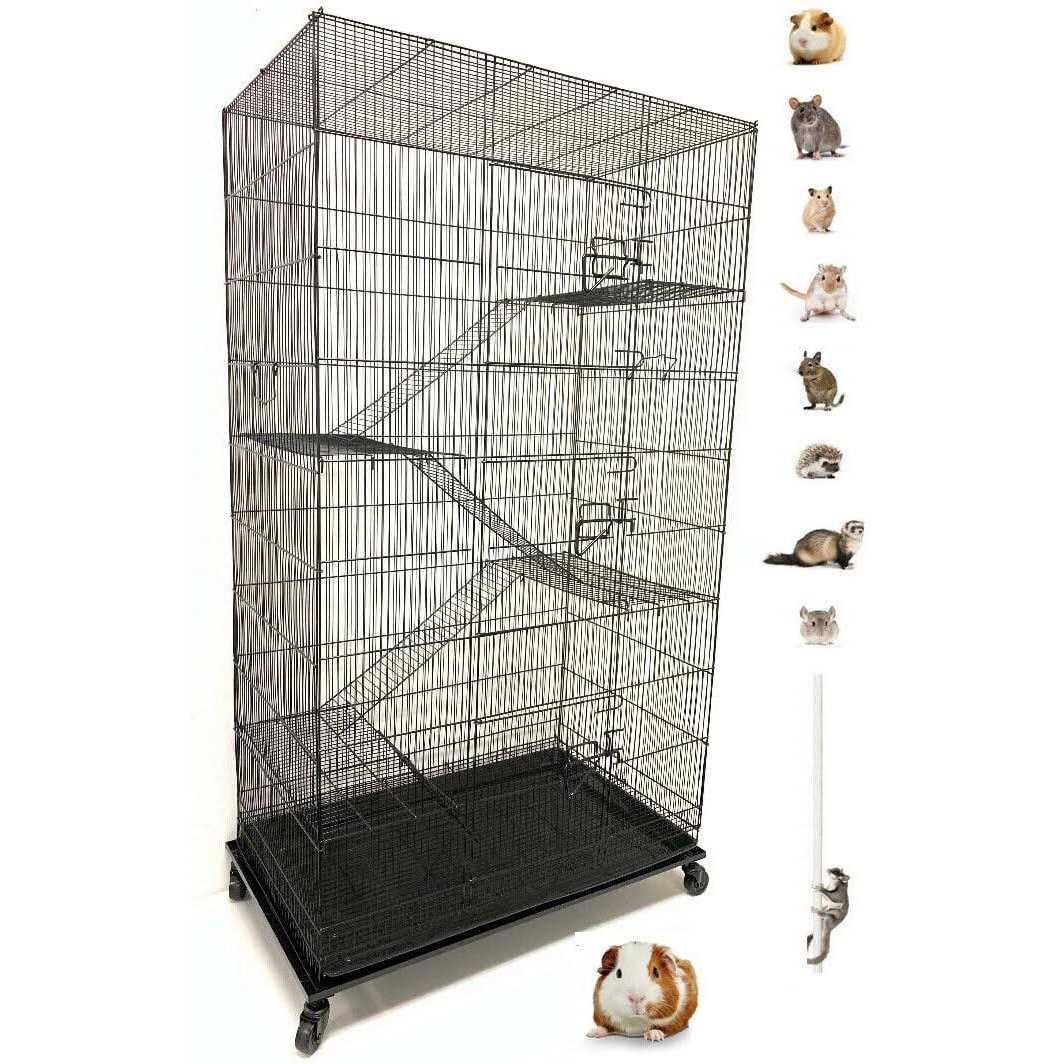 55 Extra Large Rolling Stand Cage for Ferret Chinchilla Sugar Glider Rats E748982
