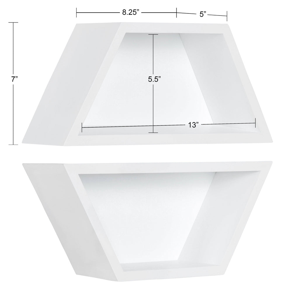Black Wall Shelf Set of 2 N494861