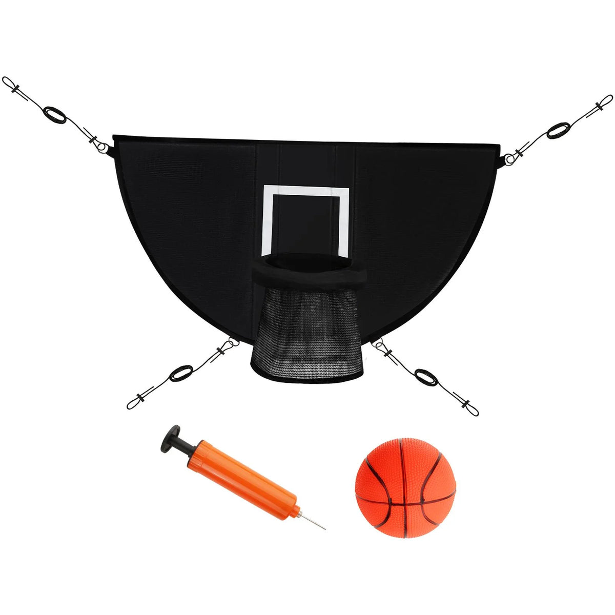 Basketball Hoop for Trampoline with Ropes and Hooks C568