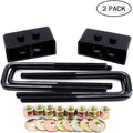 2" Rear Leveling Lift Kit with Extended U Bolts Pack of 2 S735365