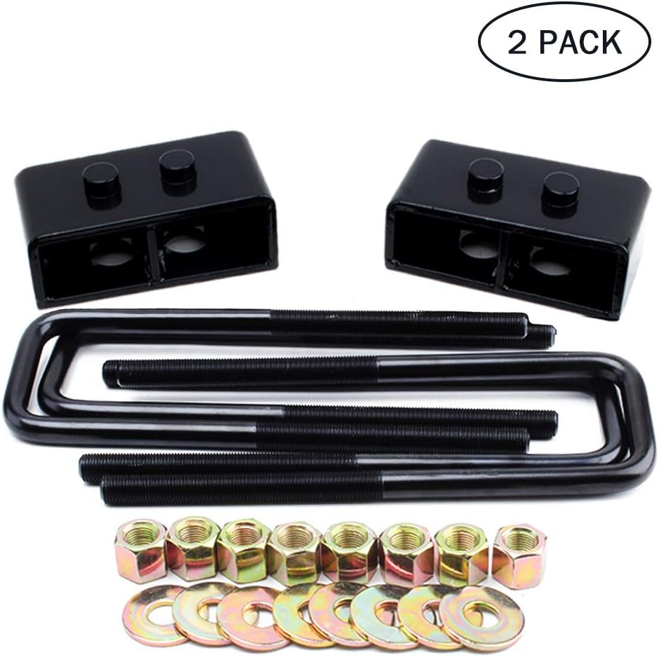 2" Rear Leveling Lift Kit with Extended U Bolts Pack of 2 S735365