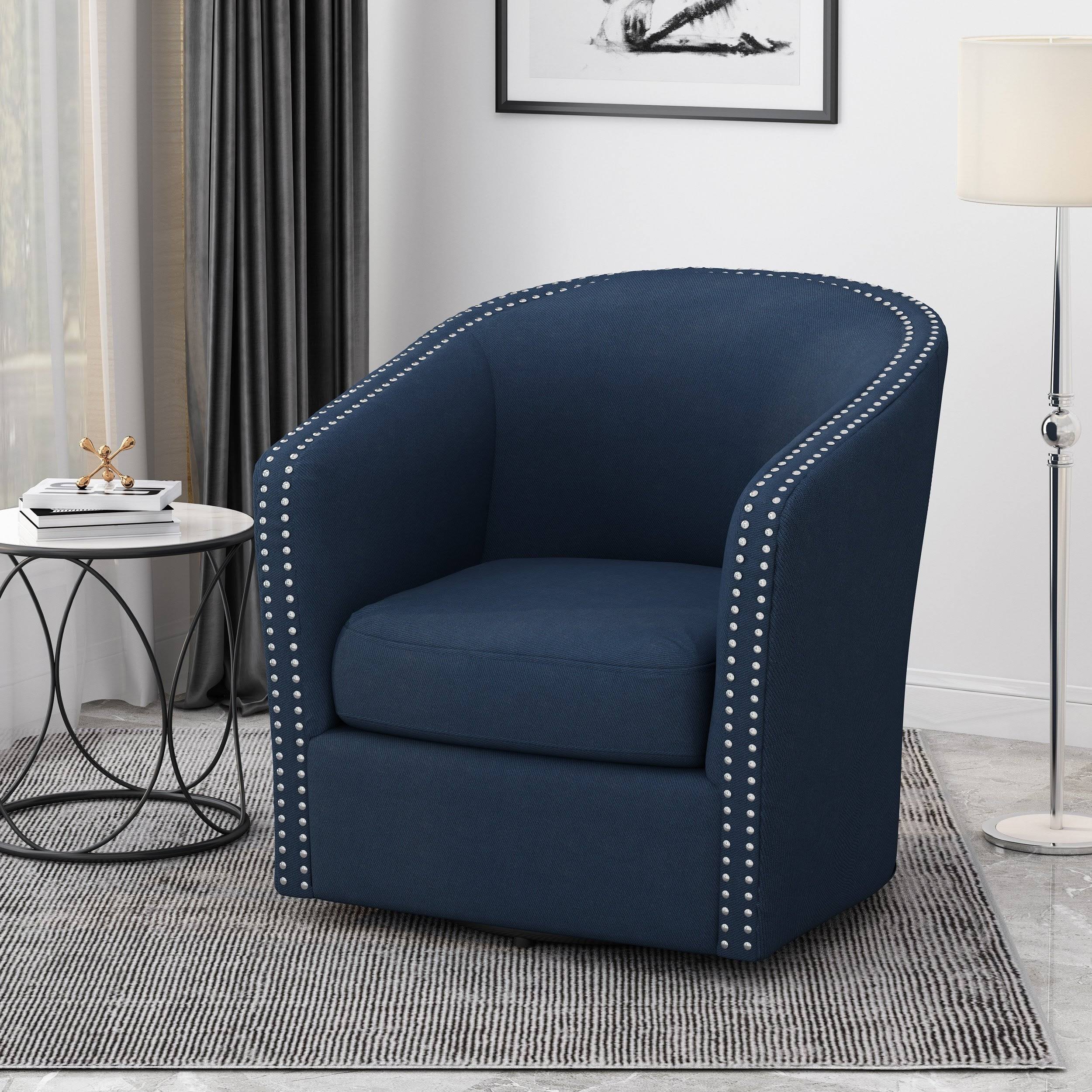 Green Fabric Swivel Chair U69300