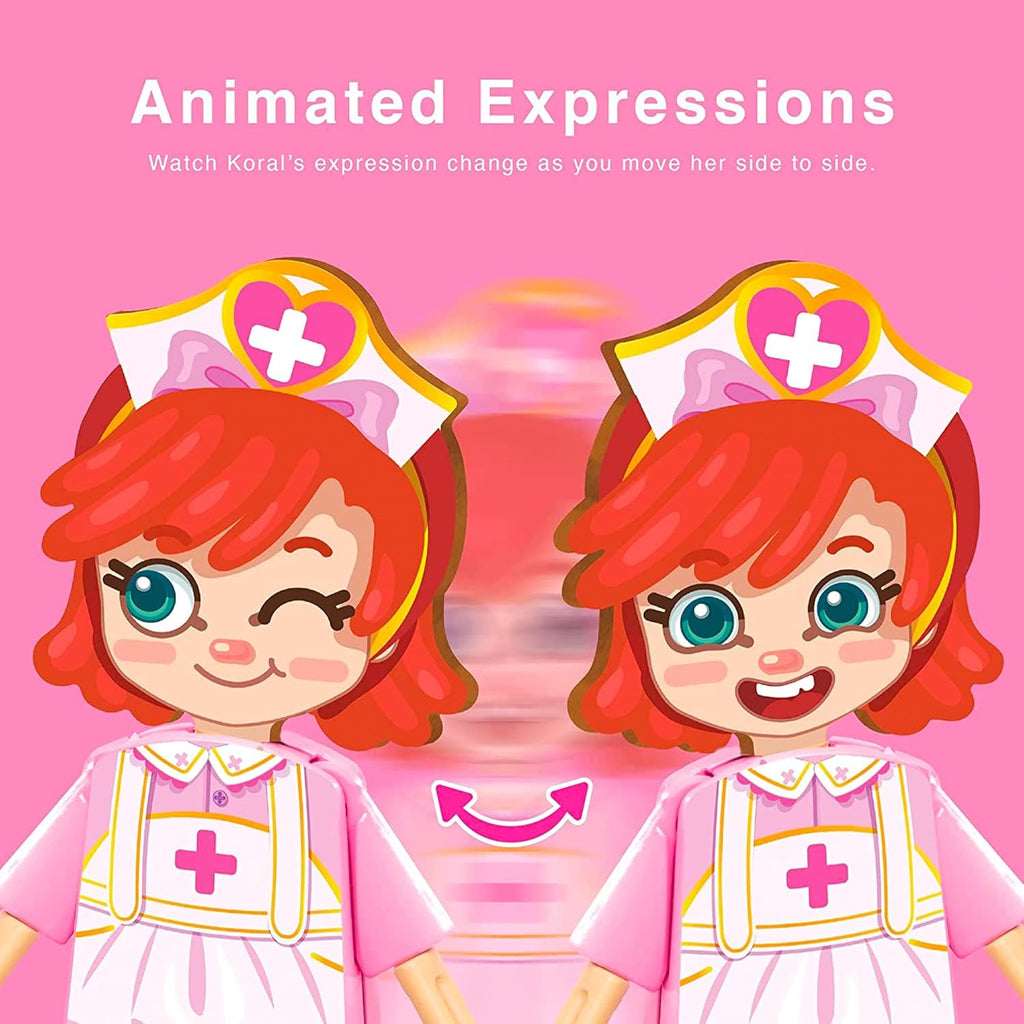 Magical Creatures Hospital Play Set Kids 3D Puzzle Toy STEM Girl Toys Ages 6-7 and Up X568