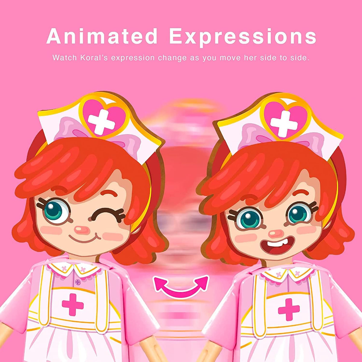 Magical Creatures Hospital Play Set Kids 3D Puzzle Toy STEM Girl Toys Ages 6-7 and Up X568