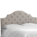 Full Headboard in Velvet Light Grey I83976