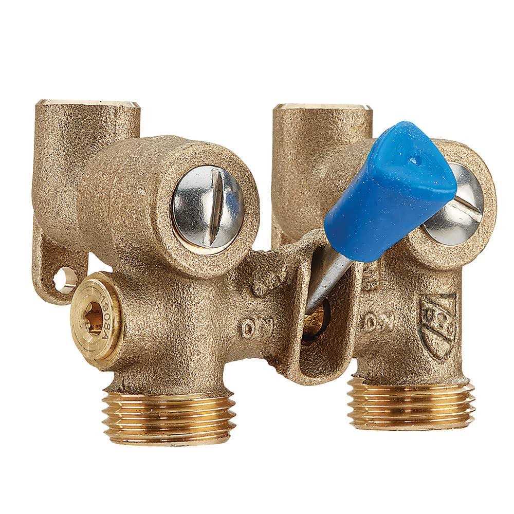 1/2 Bronze Ball-Type Washing Machine Shutoff Valve Y92317