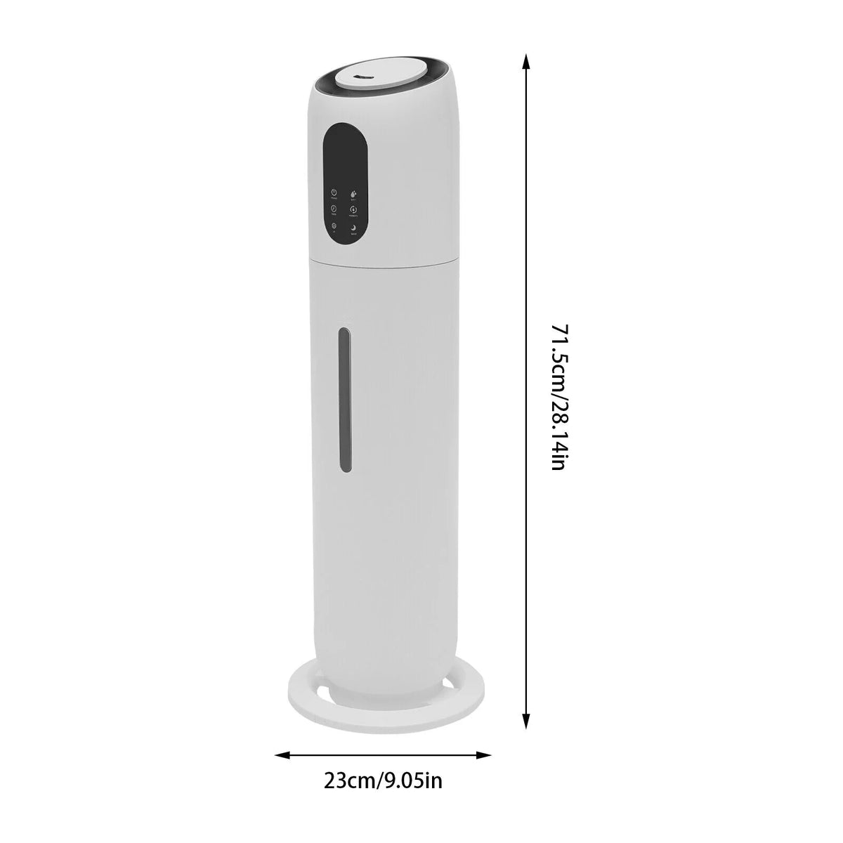 2.3Gal Cool Mist Ultrasonic Humidifier with Remote Control and Digital Display R304