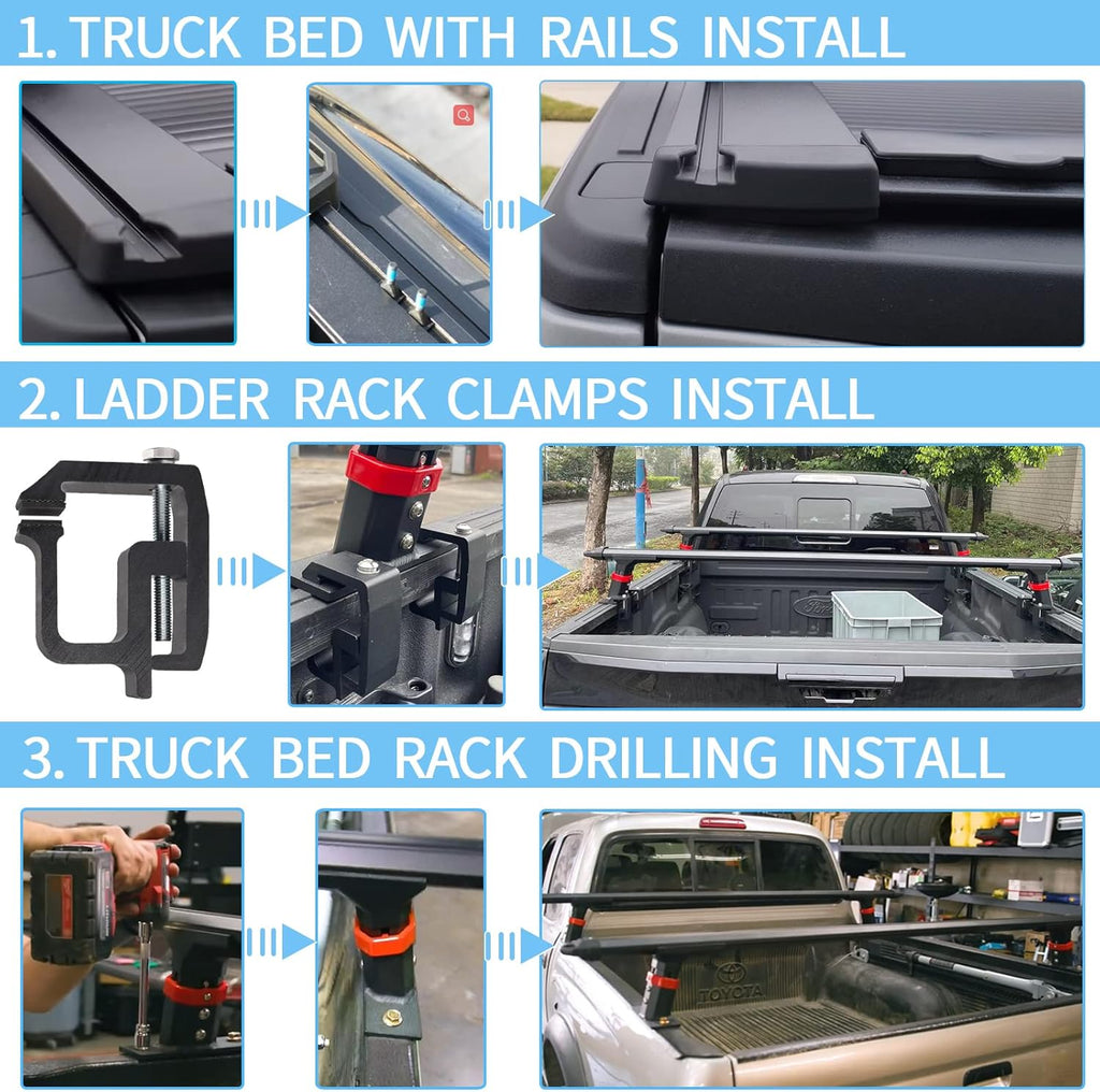 Truck Bed Racks Low Profile Adjustable Height Heavy Duty C86291