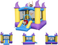 Inflatable Bounce House with Slide, 9 ft x 8 ft x 7 ft H O9232