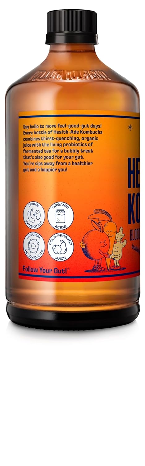 Blood Orange Carrot Ginger Kombucha Bottle, 16 fl oz G6160