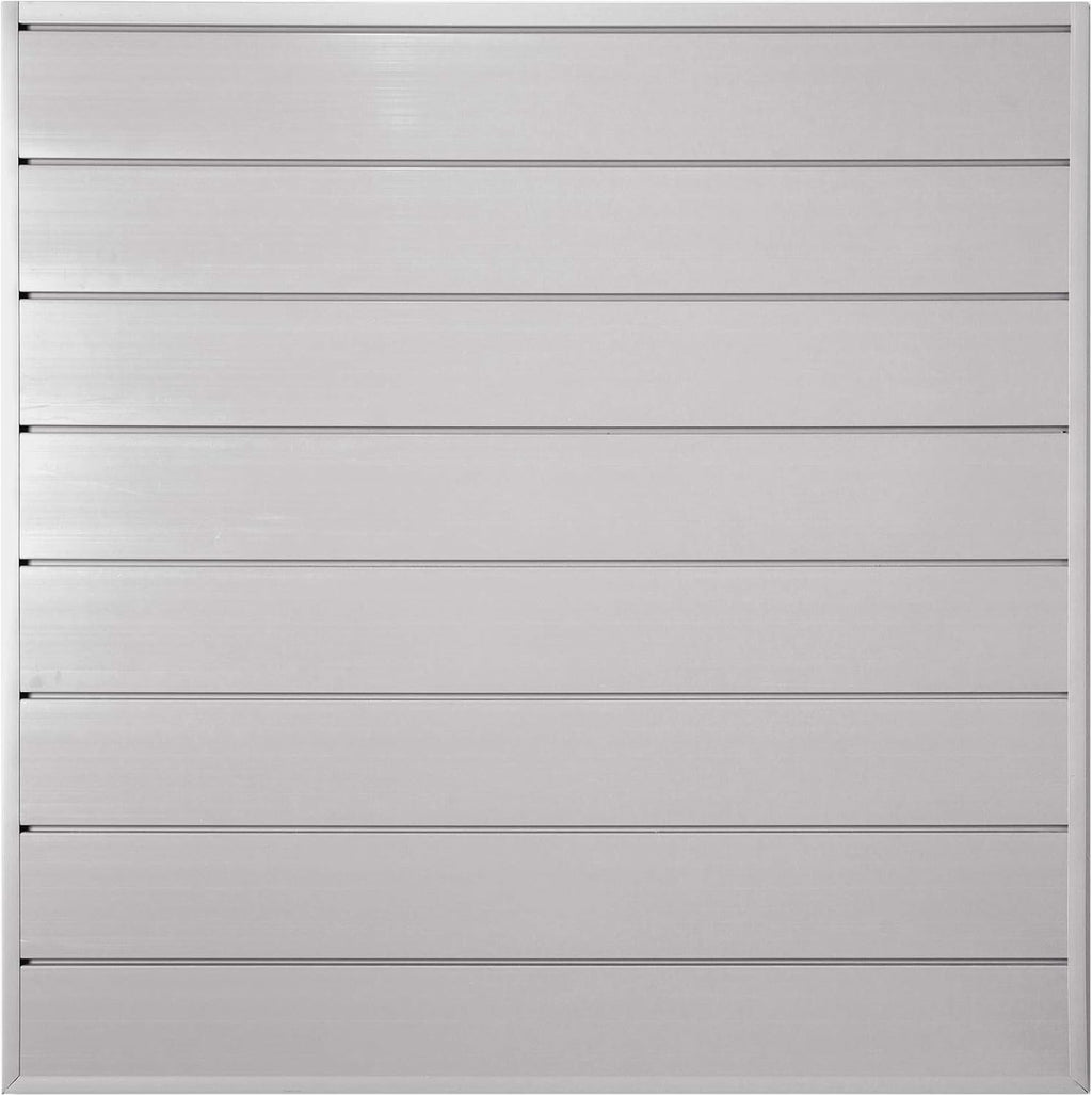 White PVC Slat Wall Panels, 4ft by 4ft Section O5872