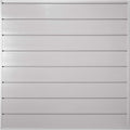 White PVC Slat Wall Panels, 4ft by 4ft Section O5872