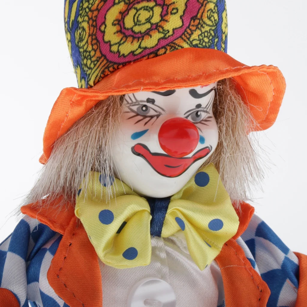 Porcelain Harlequin Doll Collectible K91095