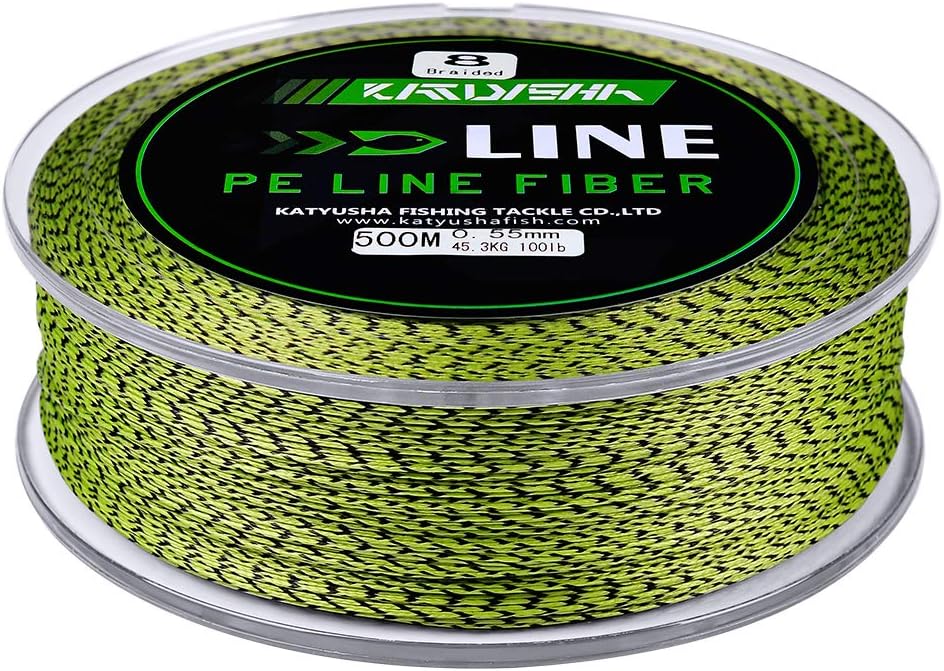 Braided Fishing Line 4 Strands 6Lb Test 109 Yards Pack of 2 O7278