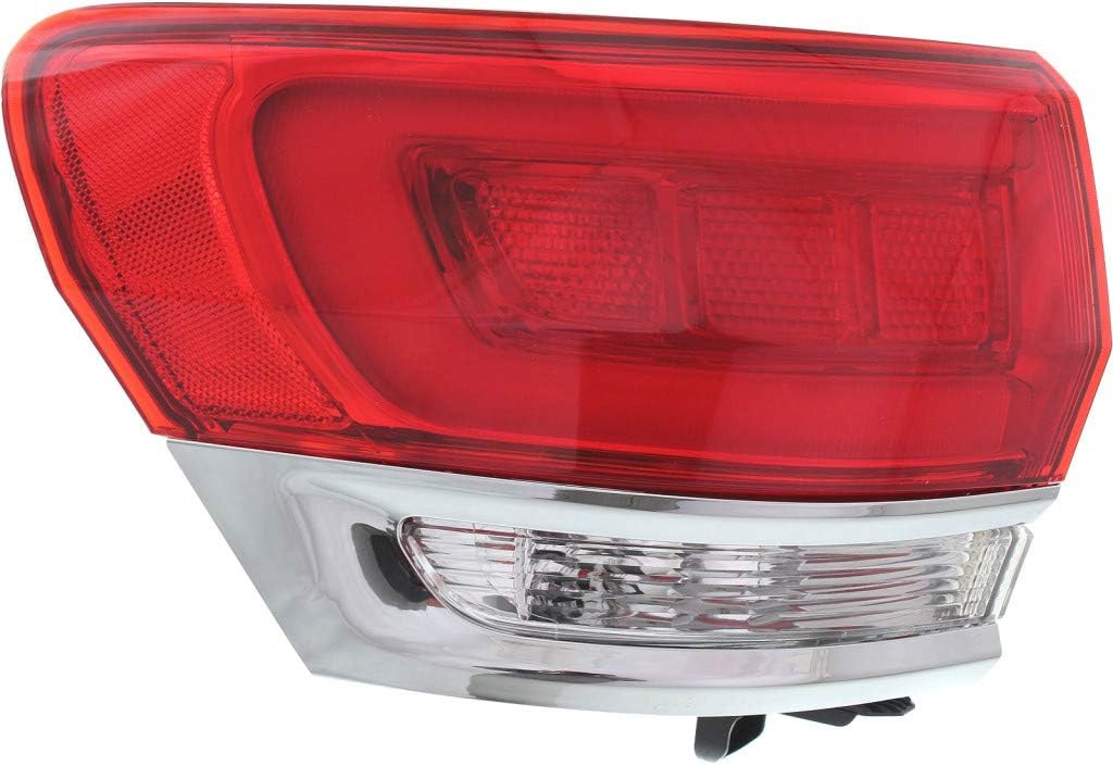 Chrome Tail Light Assembly Outer Driver Side U847805