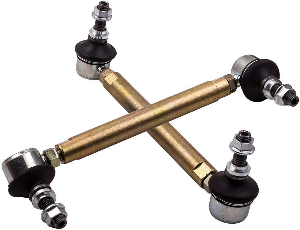Heavy Duty Front Adjustable Sway Bar End Links Pack of 2 W88179
