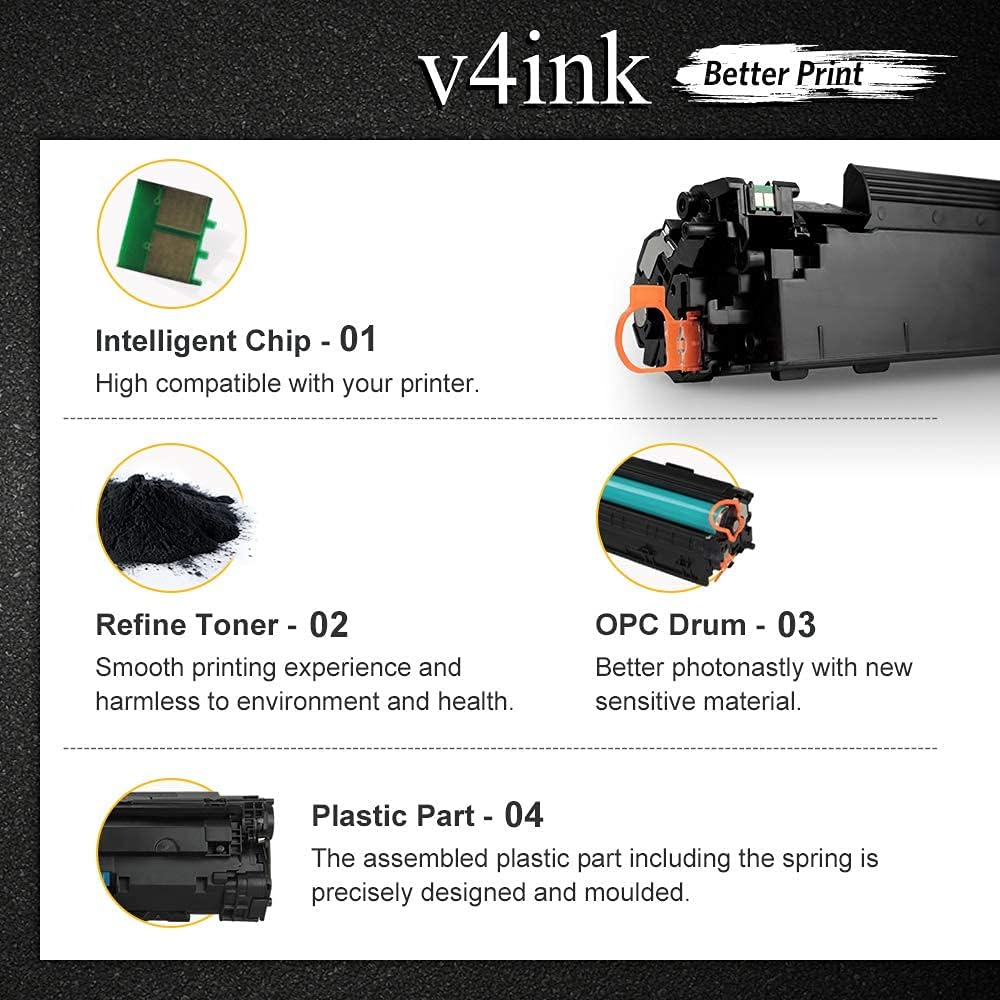CF283A Toner Cartridge Black 4 Pack J2556