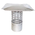 Stainless Steel Slip-In Round Cap E341