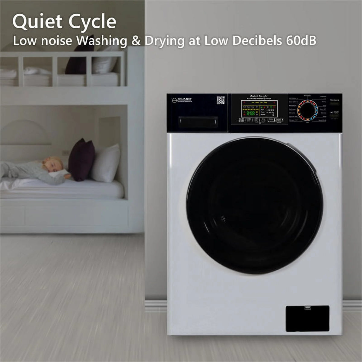Compact 18 lbs Combo Washer Dryer I27661
