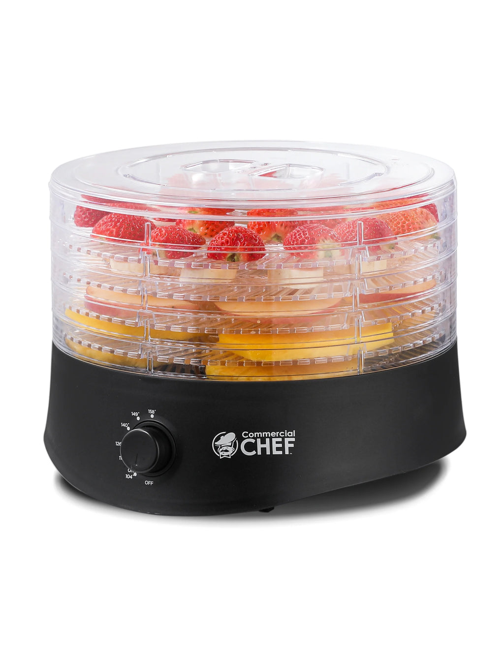 Black Food Dehydrator with 5 Drying Racks N9471