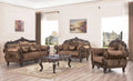 Carved Wood Sofa Set 3Pcs K39157