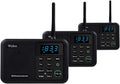 Wireless Intercom System, 3 Stations Black Q23246