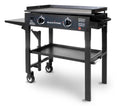 28 in 2-Burner Propane Gas Grill with Griddle Top X297381