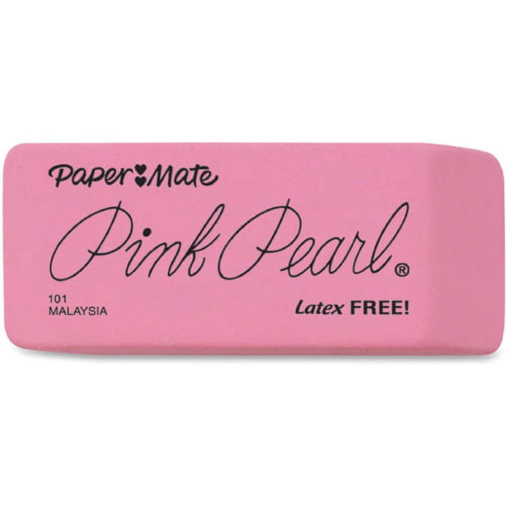 36 Count Pink Pearl Erasers B96492